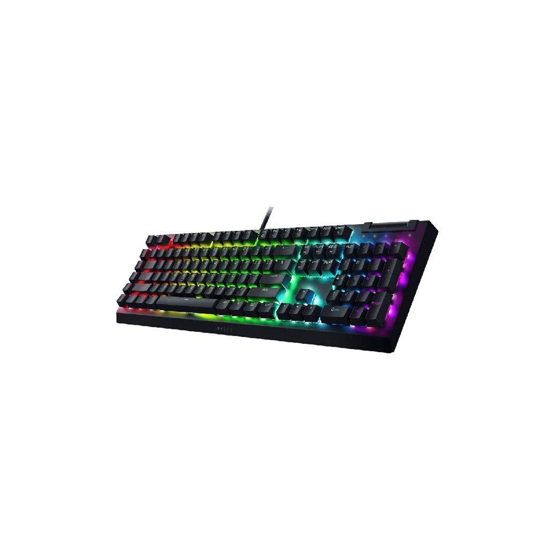 Razer BlackWidow V4 X - Green Switch - US - Black Mechanical Gaming Keyboard in Qatar Razer BlackWidow V4 X - Green Switch - US - Black Mechanical Gaming Keyboard in Qatar